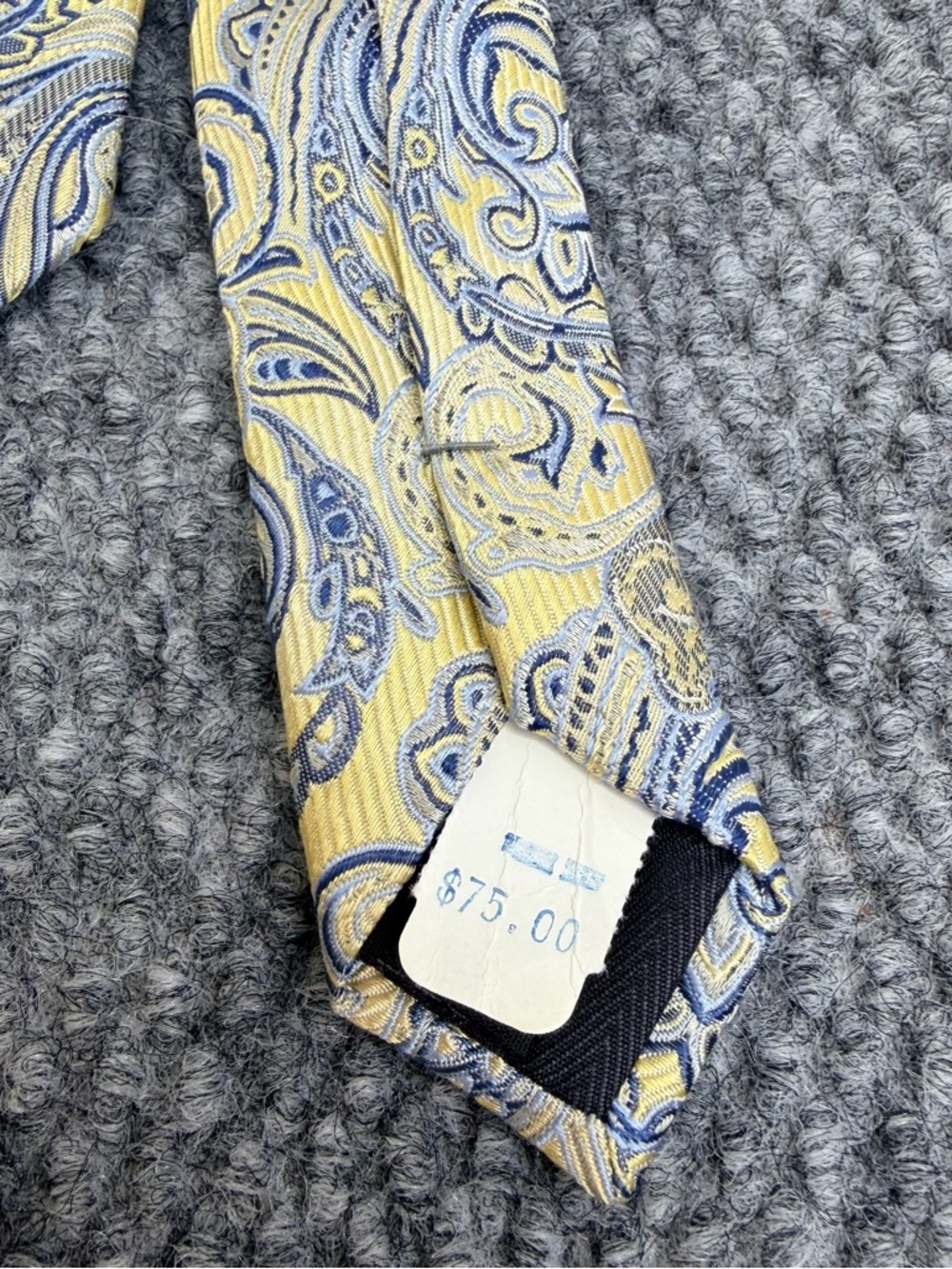 Bruno Piatelli Pure Silk Multicolor Paisley Neck Tie - Picture 5 of 5